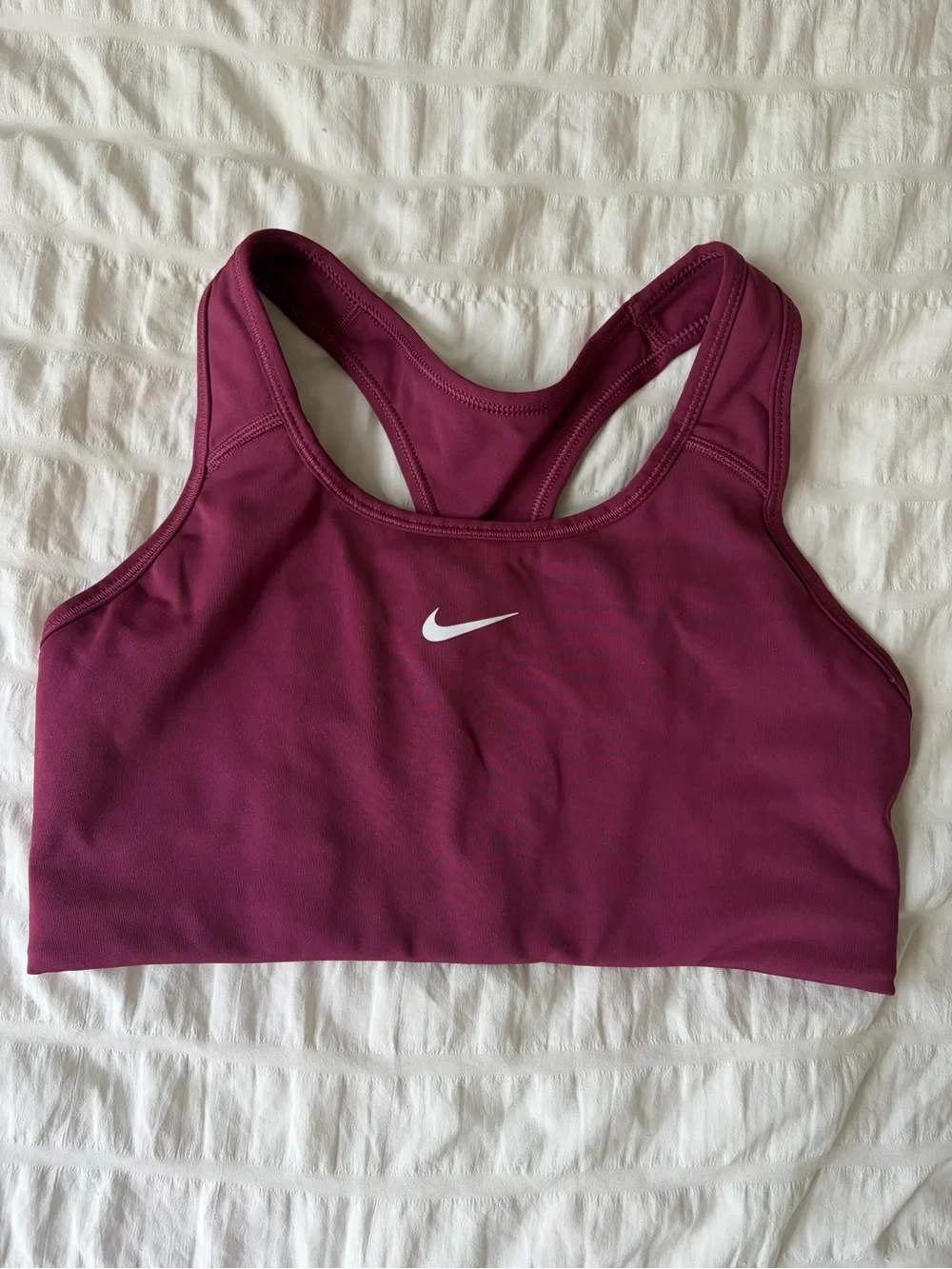 Nike Women's Medium-Support Racerback Sports Bra - Plum